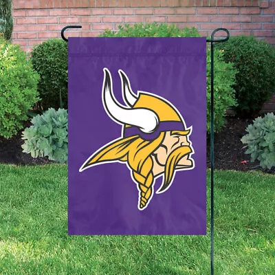 Minnesota Vikings 12 X18  NFL Premium Licensed Garden Flag/Banner - Ships Free • $11.19