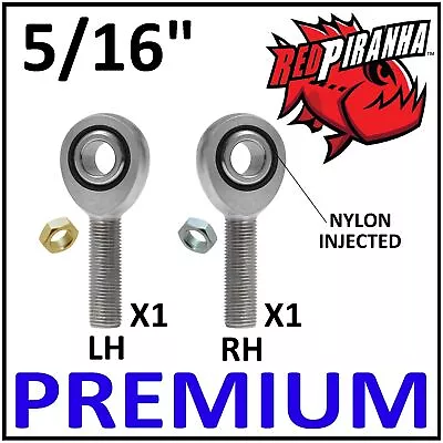 5/16''-24 Male Lh + Rh 5/16'' Bore Premium Heim Joint Rod End W/ Jam Nuts Kit • $5.60