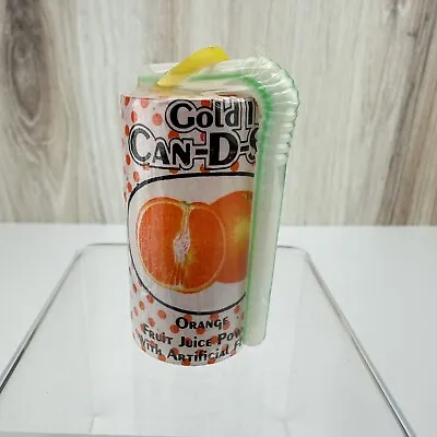 Can-D-Sip Vintage 80s Candy 1985 Soda Orange Unopened Sealed • $15.96