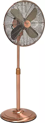 Pedestal Standing 3 Speed Oscillating Fan With Adjustable Height 16 Inches Bru • $262.99
