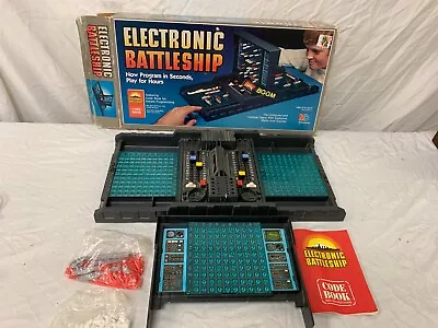 Vintage 1982 Milton Bradley ELECTRONIC BATTLESHIP Game Complete W/box Tested • $79.99