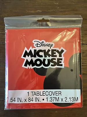 NEW Mickey Mouse Party Table Plastic Table Cover - 54  X 84  - Birthday - BB5 • $8.79
