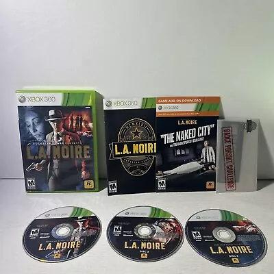 L.A. Noire Xbox 360 Game - Complete With Manual And Badge Pursuit Challenge • $12.99
