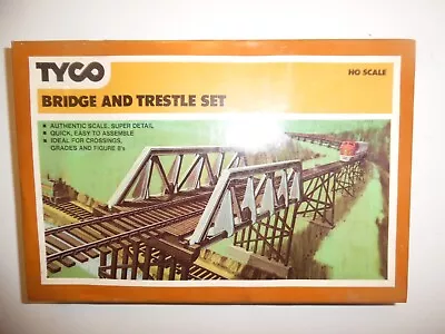 TYCO 33 Piece HO Scale Over N Under Bridge & Trestle Set For Track NEW FREE SHIP • $19.99