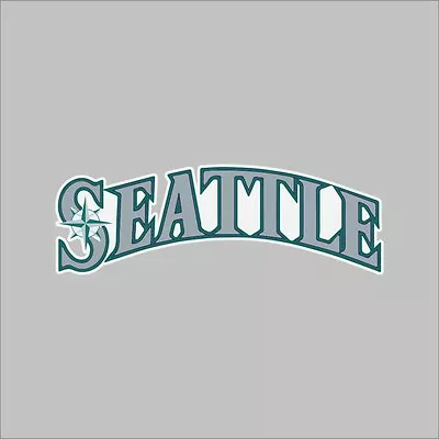 Seattle Mariners #10 MLB Team Logo Vinyl Decal Sticker Car Window Wall Cornhole • $13.05