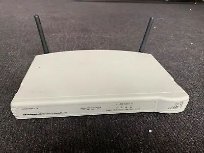 3Com OfficeConnect ADSL Wireless 11g Firewall Router 3CRWDR100A-72 • £7