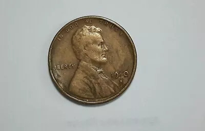 1910-S Lincoln Wheat Cent Mid Grade VF Semi Key Date Problems • $11.95