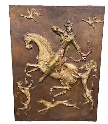 3-d Fiberglass Mid Century  J.segura Art. Roman Soldier On Horse • $750