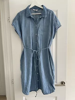 H&M Maternity Denim Dress - Size L • £4.99