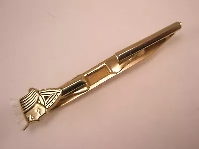 Crowned King's Head Sword Vintage LARGE SWANK Tie Bar Clip Queen Royal Family • $27.49