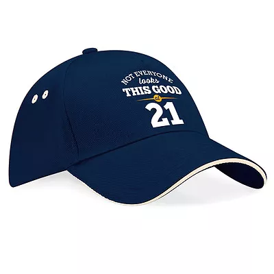 21st Birthday Gift Present Idea For Men Women Ladies Dad Mum Happy 21 Hat • £12.95