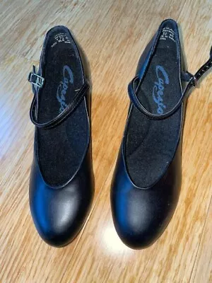 Capezio Jr. Footlight T-Strap Black Dance Shoe - 7.5 M US • $50
