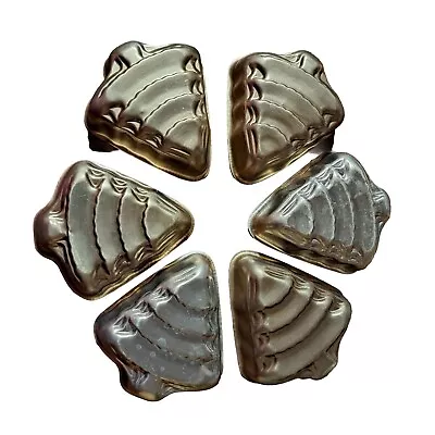 Vintage Christmas Tree Set Of 6 Mini Cake Pans Chocolate Mold Kitchen Decor • $12.49