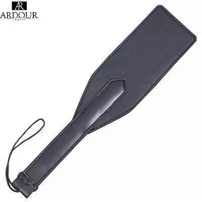 $19.79 • Buy Real Leather Spanking BDSM Paddle - Riding Crop Equestrian Leather Slapper Whip