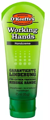 O'Keeffe's Working Hands Hand Cream  Tube For Brittle Dry & Cracked Hands  80ml • $9.99