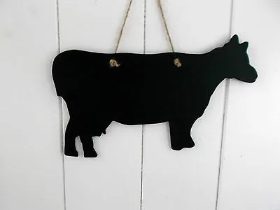 £6.75 • Buy DAIRY COW Shape Chalkboard Menu Sign Butchers Shop Sign Farm Beef Animal 