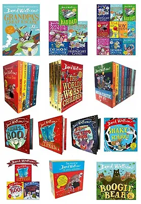 David Walliams Books Collection Set For Children Worlds Worst Teachers Fing NEW • £24.97