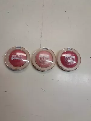 Maybelline Dream Bouncy Bluch Bunde Of 3  #70 Hot Tamale #15rose Petal #20... • $30