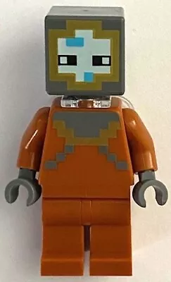 LEGO Minecraft Minifigure Diver Genuine Min019 Exclusive To The Guardian Battle • $14.99