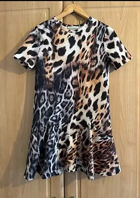 Zara Leopard Pattern Mini Dress Size Eur/Usa S • £4