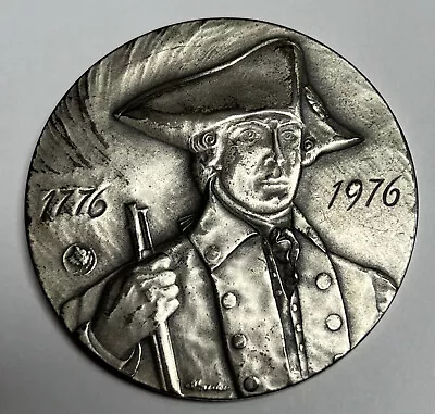 .999+ Silver 1776-1976 NEW YORK Bicentennial Medal Bullion Medallic Art Co Round • $209.99