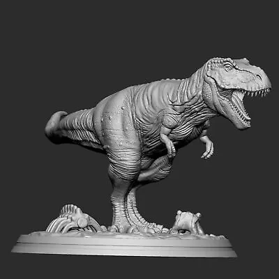 Unpainted TYRANNOSAURUS T - Rex Statue • $8.50