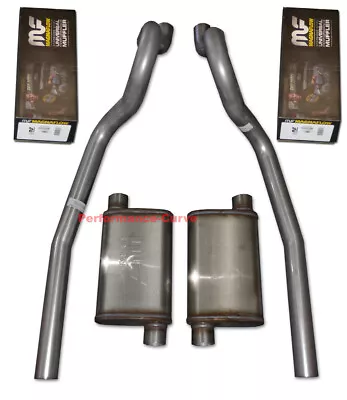86-04 Ford Mustang GT 4.6 5.0 Performance Exhaust System W/ MagnaFlow Mufflers • $329.95