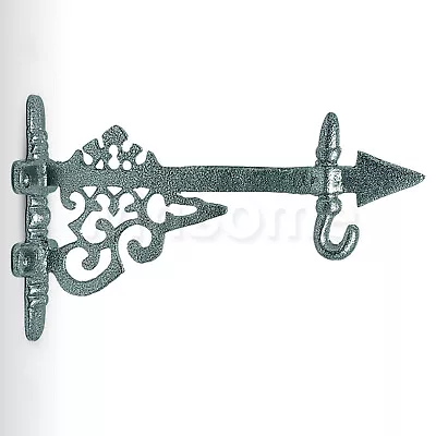 Cast Aluminum Wall Bracket For Hanging Baskets Planter Garden Flower Plant Pots • £8.74