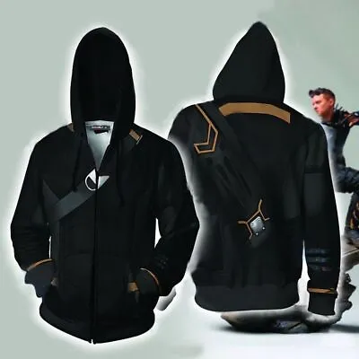 Avengers Endgame Hawkeye Ronin Hoodies Jacket Cosplay Costume Uisex • $24.99