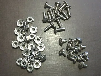 12 Pcs 10-32 X 3/8 & 12 Pcs 10-32 X 5/8 Stainless Grille Rivet Screws Nuts Chevy • $15.99