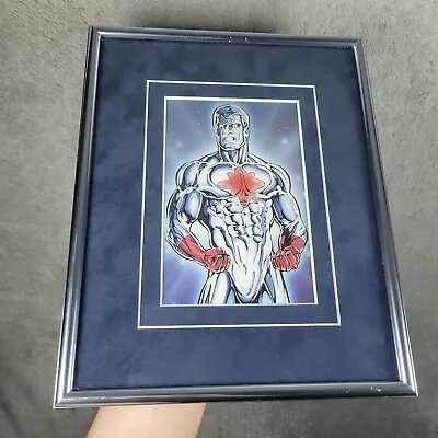 Captain Atom American Superhero DC Comic In Metal USA Neilsen Frame Art • $12.17