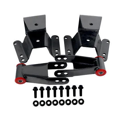 4  Rear Drop Shackle Hanger Leaf Spring Lowering Kit For 1973-1987 Chevy C10 2WD • $68.44