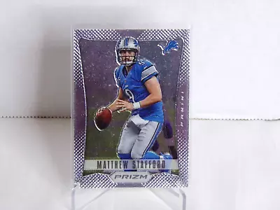 2012 Panini Prizm Matthew Stafford #67 1st Year Prizm Detroit Lions • $18