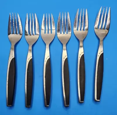 Mar-Crest EBONY ELEGANCE  Salad Forks Set Of 6 • $29.95