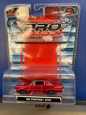 1/64 Maisto Pro Rodz Touring 1965 Pontiac Lemans Gto Metallic Red & Black Wheels • $14