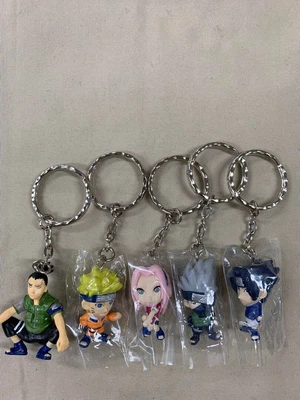 £15.32 • Buy Japanese Animation NARUTO Sasuke Sakura Kakashi Shikamaru Mini Figure Key Chain