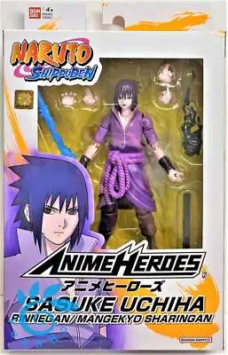 Bandai Naruto Anime Heroes Sasuke Uchiha Rinnegan/Mangekyo Sharingan In Stock • $38.95