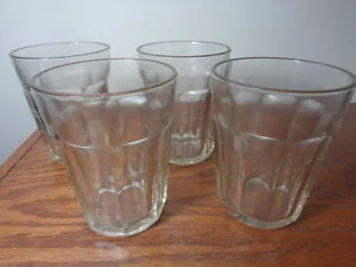 4 Vintage EAPG Davidson Glass  Jacobean  Water Tumblers • £6.75