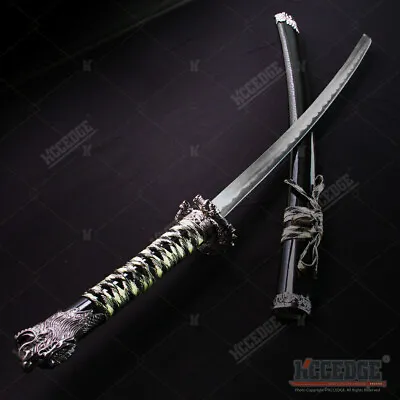 41.5  Dragon Samurai Katana Sword Carbon Steel Blade Bushido Shinken Ninja Sword • $57.75