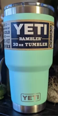 YETI Rambler 30 Oz (887 Ml) Tumbler Seafoam • $75