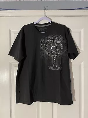 Marc Ecko Y2K Double Sided Cross Skull Dagger Wings T-Shirt Size XL • $29.99