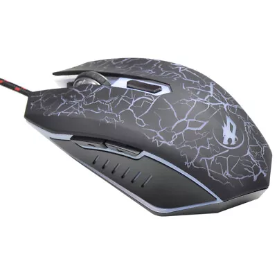 Wired Gaming Mouse With 4 DPI And 7 Color Backlit • £12.65