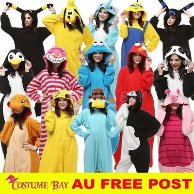 Adult Animal Kigurumi Movie Star Cosplay Unisex Sleepwear Pyjamas Onesie Costume • $29.95