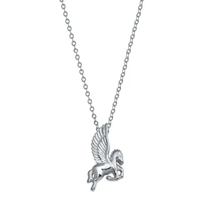 $32.65 • Buy 925 Sterling Silver Pegasus Necklace Pendant Dimension 13mm By 15mm  /18'' Long