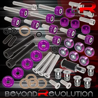 For Honda D-Series Manifold Header/Cam Cap/M6 Fender/Valve Washers Kit Purple • $71.99