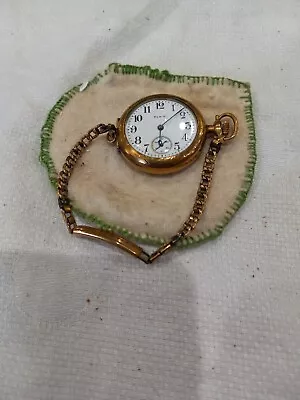 Vintage Elgin Ladies Pocket Watch 20 Year • $49.99