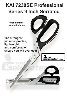 Kai Premium Kevlar & Aramid Professional Scissors / Shears 9  7230SE (230mm) • $82.46