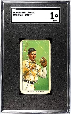 1909-1911 Sweet Caporal T206 Frank Laporte SGC 1 • $16.50