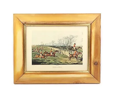 Rare Print The Quorn Hunt  Snob Is Beat  Painted By H. Alken Vintage Lithograph • £19