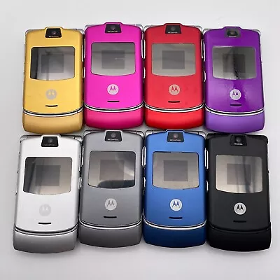 Original Motorola Razr V3 GSM Quad Band Flip Unlocked Old Cheap Cell Phone MP3 • $29.99